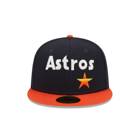Houston Astros Retro Jersey Script 59FIFTY Fitted Hat