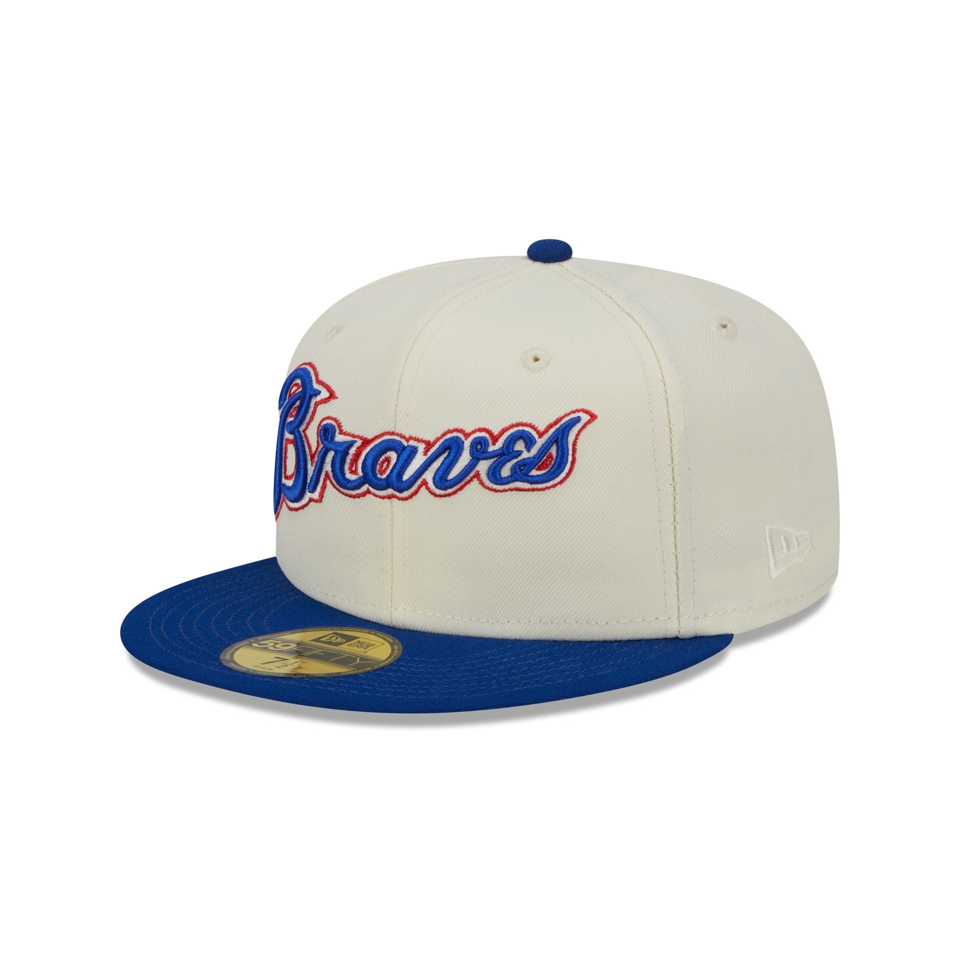 Atlanta Braves Quilted Logo 59FIFTY Fitted Hat – New Era Cap