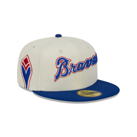 Atlanta Braves Retro Jersey Script 59FIFTY Fitted Hat