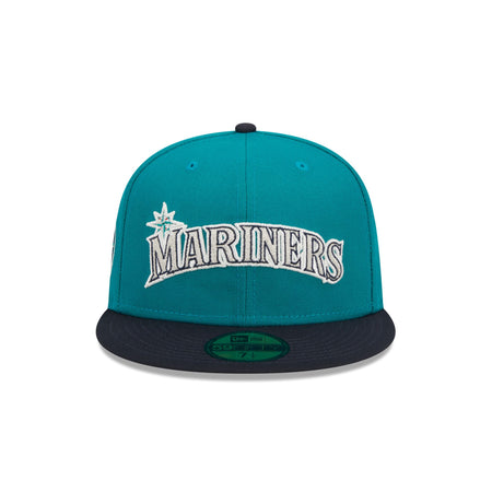 Seattle Mariners Retro Jersey Script 59FIFTY Fitted Hat
