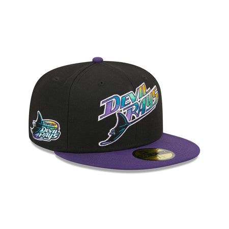 Tampa Bay Rays Retro Jersey Script 59FIFTY Fitted Hat