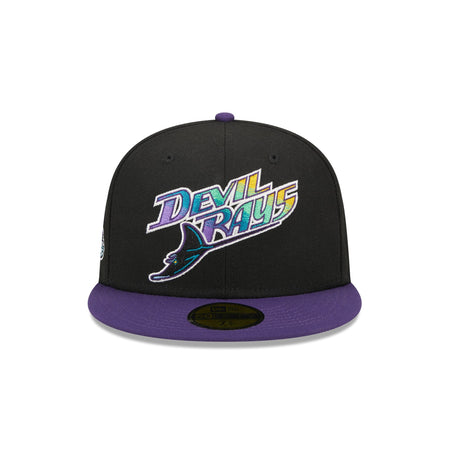 Tampa Bay Rays Retro Jersey Script 59FIFTY Fitted Hat