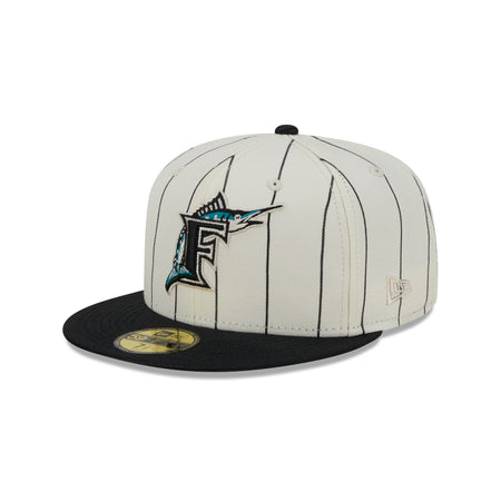 Miami Marlins Team Shimmer 59FIFTY Fitted Hat