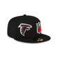 Atlanta Falcons 2023 Sideline Black 59FIFTY Fitted Hat