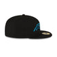 Carolina Panthers 2023 Sideline Black 59FIFTY Fitted Hat