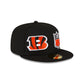 Cincinnati Bengals 2023 Sideline Black 59FIFTY Fitted Hat