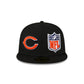 Chicago Bears 2023 Sideline Black 59FIFTY Fitted