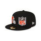 Cleveland Browns 2023 Sideline Black 59FIFTY Fitted