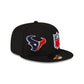 Houston Texans 2023 Sideline Black 59FIFTY Fitted Hat