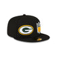 Green Bay Packers 2023 Sideline Black 59FIFTY Fitted Hat