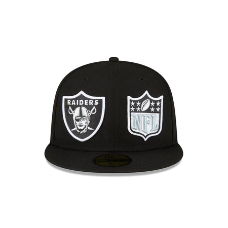 Las Vegas Raiders 2023 Sideline Black 59FIFTY Fitted Hat