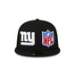 New York Giants 2023 Sideline Black 59FIFTY Fitted