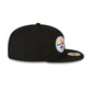 Pittsburgh Steelers 2023 Sideline Black 59FIFTY Fitted Hat