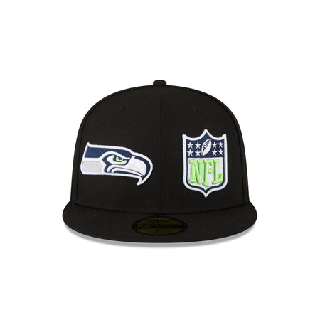 Seattle Seahawks 2023 Sideline Black 59FIFTY Fitted Hat