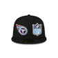 Tennessee Titans 2023 Sideline Black 59FIFTY Fitted