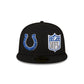 Indianapolis Colts 2023 Sideline Black 59FIFTY Fitted