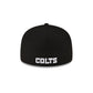 Indianapolis Colts 2023 Sideline Black 59FIFTY Fitted Hat