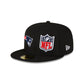 New England Patriots 2023 Sideline Black 59FIFTY Fitted