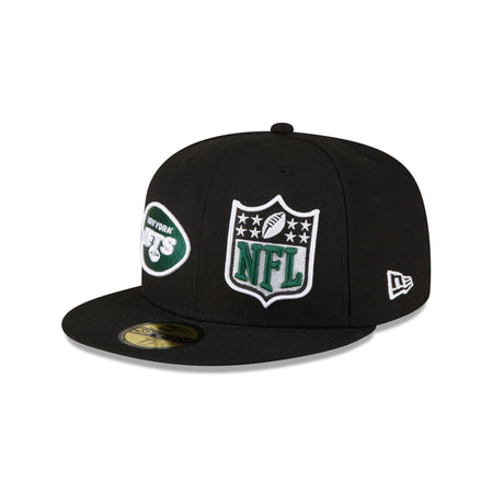 New York Jets 2023 Sideline Black 59FIFTY Fitted Hat