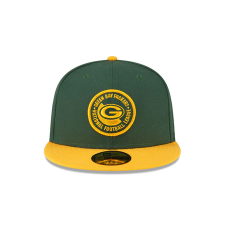 Green Bay Packers 2023 Sideline Team Patch 59FIFTY Fitted Hat