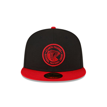 Atlanta Falcons 2023 Sideline Team Patch 59FIFTY Fitted Hat