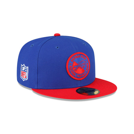 Buffalo Bills 2023 Sideline Team Patch 59FIFTY Fitted Hat
