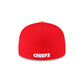 Kansas City Chiefs 2023 Sideline Team Patch 59FIFTY Fitted Hat
