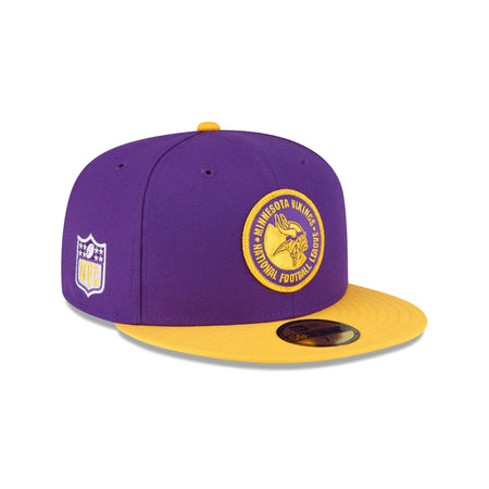 Minnesota Vikings 2023 Sideline Team Patch 59FIFTY Fitted Hat