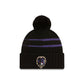 Baltimore Ravens 2023 Cold Weather Black Pom Knit