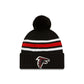 Atlanta Falcons 2023 Cold Weather Black Pom Knit