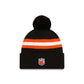 Chicago Bears 2023 Cold Weather Black Pom Knit