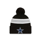 Dallas Cowboys 2023 Cold Weather Black Pom Knit