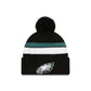 Philadelphia Eagles 2023 Cold Weather Black Pom Knit