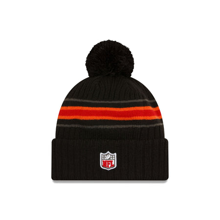 Tampa Bay Buccaneers 2023 Cold Weather Black Pom Knit Hat