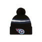 Tennessee Titans 2023 Cold Weather Black Pom Knit