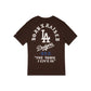Born X Raised Los Angeles Dodgers Brown T-Shirt