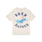 Born X Raised Los Angeles Dodgers Logo White T-Shirt
