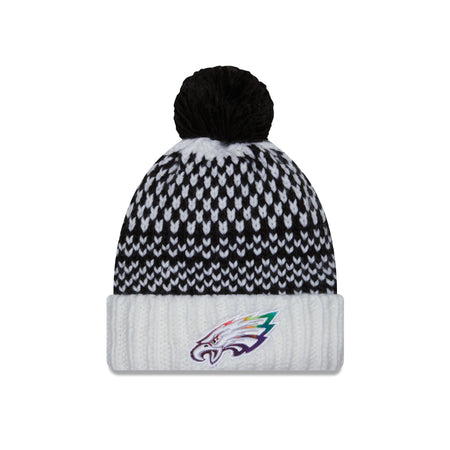 Philadelphia Eagles 2023 Crucial Catch Women's Pom Knit Hat