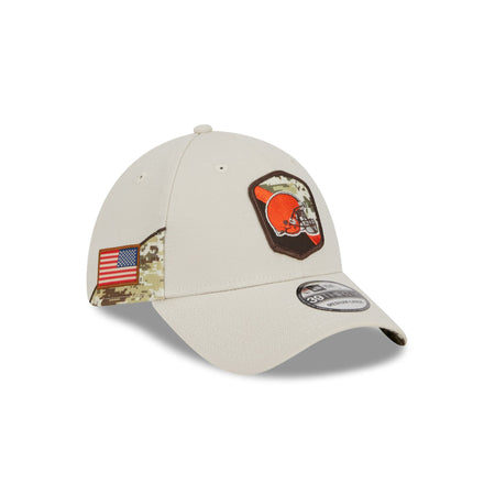 Cleveland Browns 2023 Salute to Service 39THIRTY Stretch Fit Hat