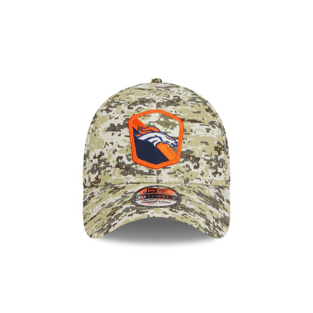 Denver Broncos 2023 Salute to Service Camo 39THIRTY Stretch Fit Hat