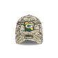 Green Bay Packers 2023 Salute to Service Camo 39THIRTY Stretch Fit Hat