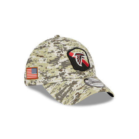 Atlanta Falcons 2023 Salute to Service Camo 39THIRTY Stretch Fit Hat