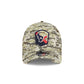 Houston Texans 2023 Salute to Service Camo 39THIRTY Stretch Fit Hat