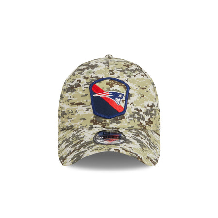 New England Patriots 2023 Salute to Service Camo 39THIRTY Stretch Fit Hat