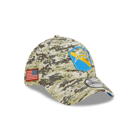 Los Angeles Chargers 2023 Salute to Service Camo 39THIRTY Stretch Fit Hat