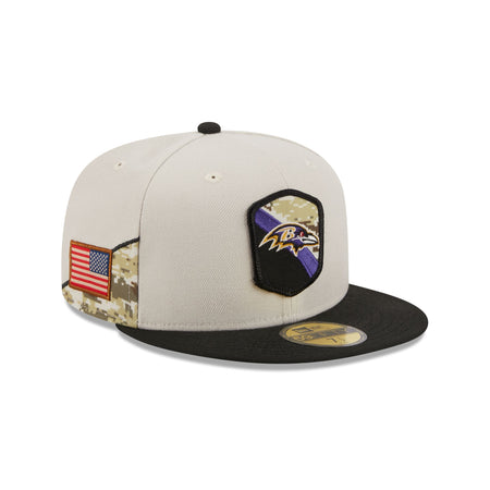 Baltimore Ravens 2023 Salute to Service 59FIFTY Fitted Hat
