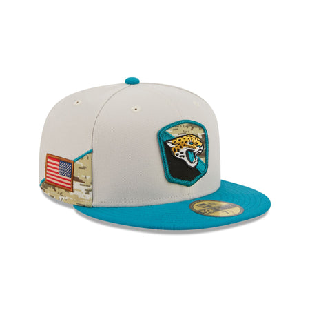 Jacksonville Jaguars 2023 Salute to Service 59FIFTY Fitted Hat