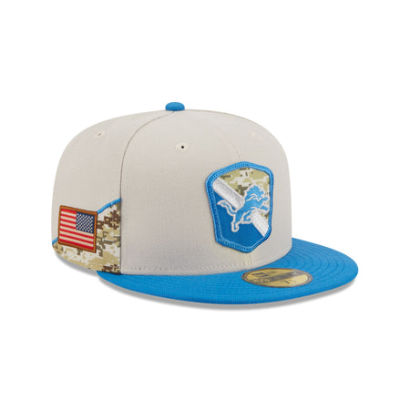 Detroit Lions 2023 Salute to Service 59FIFTY Fitted Hat