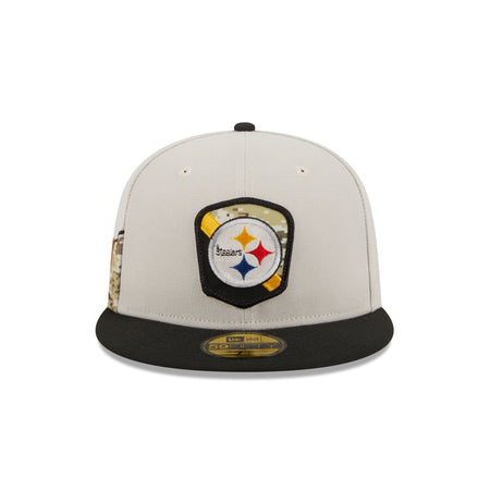 Pittsburgh Steelers 2023 Salute to Service 59FIFTY Fitted Hat
