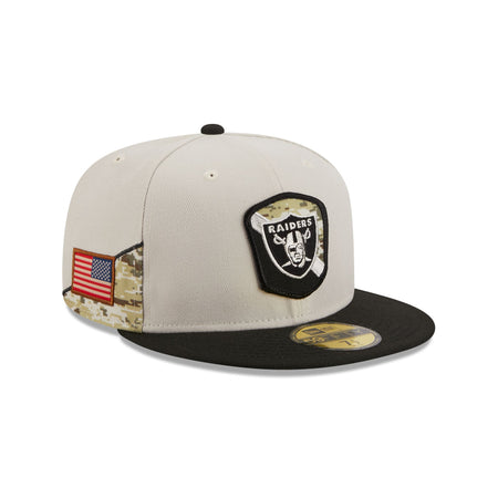 Las Vegas Raiders 2023 Salute to Service 59FIFTY Fitted Hat